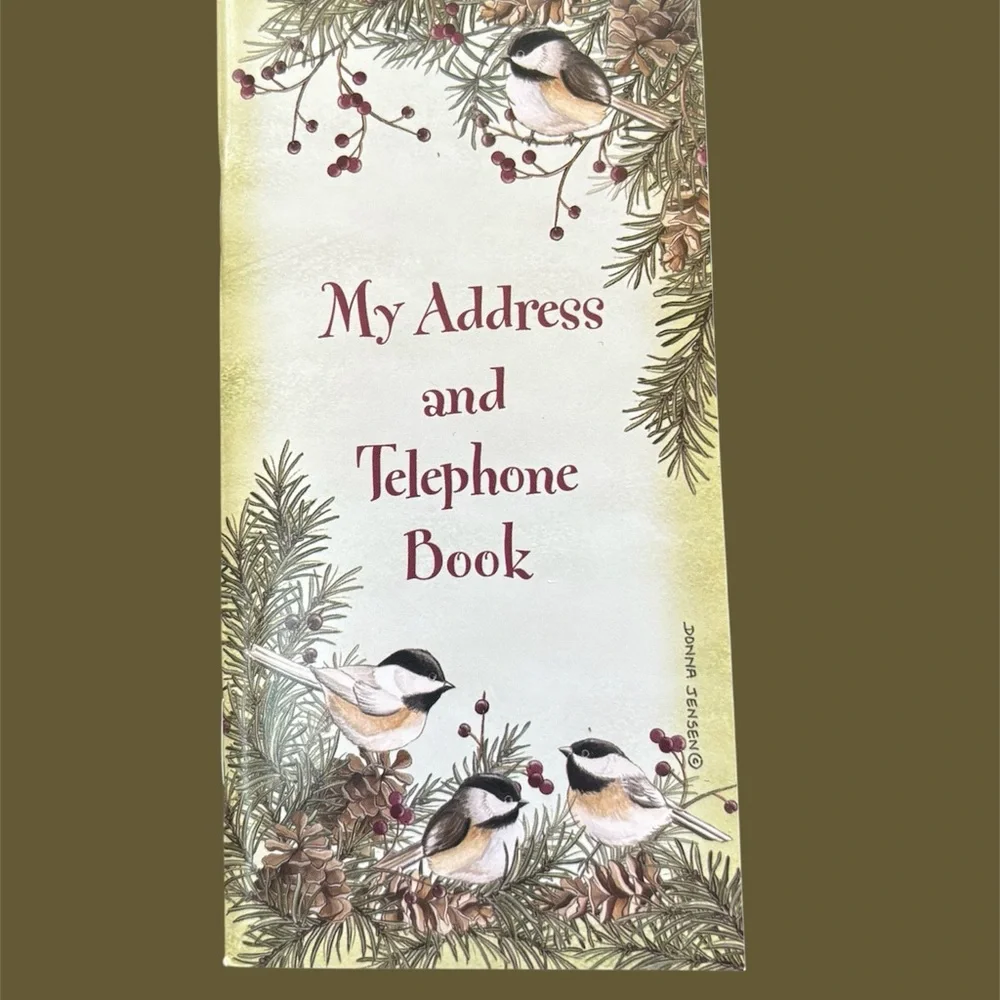 Chickadees address book new